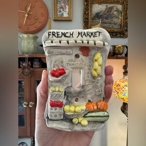 Handmade Ceramic Farmers Market Light Switch Wall Plate